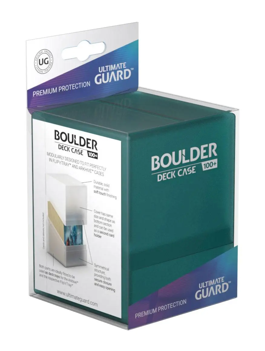 Ultimate Guard Boulder Deck Case 100+ Standard Size Malachit - Pojemnik na karty zdjęcie produktu