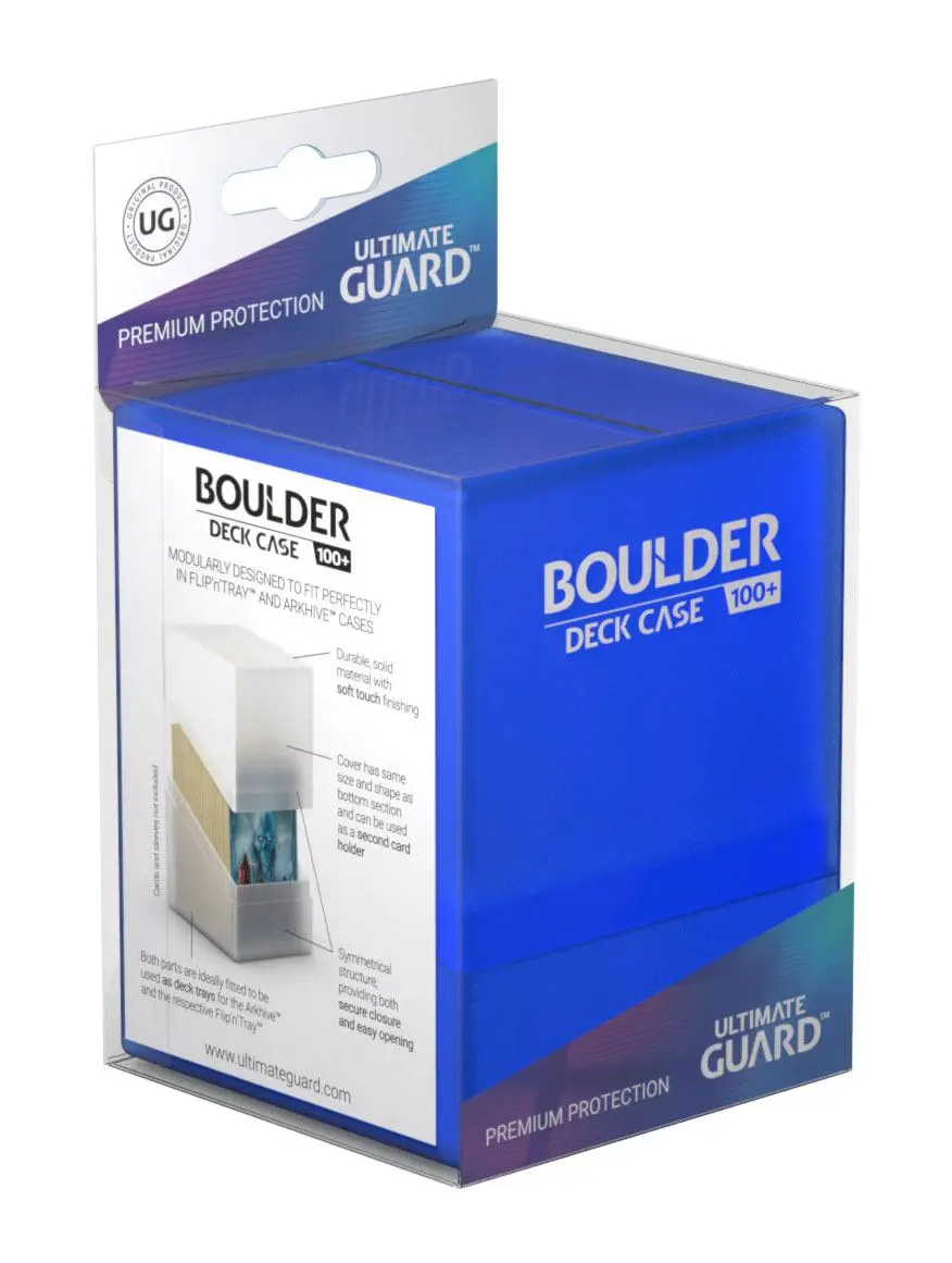 Pudełko na talię Ultimate Guard Boulder Deck Case 100+ Standard Size Sapphire zdjęcie produktu