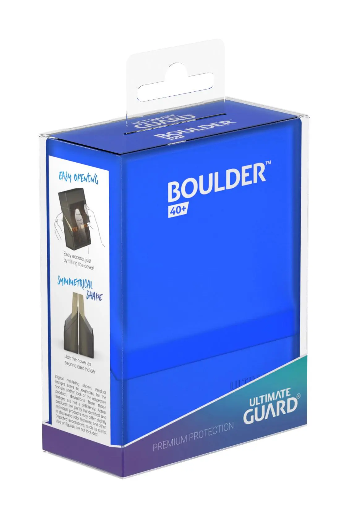 Ultimate Guard Boulder Deck Case 40+ Standard Size Szafirowe Pudełko na Karty zdjęcie produktu