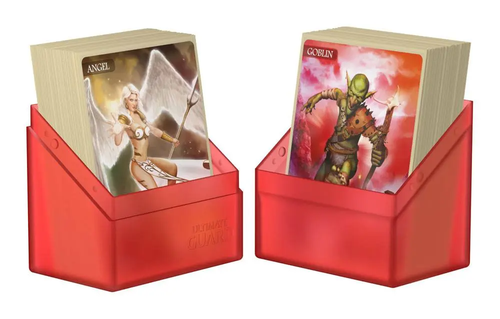 Ultimate Guard Boulder Deck Case 60+ Standard Size Ruby - Pojemnik na karty zdjęcie produktu