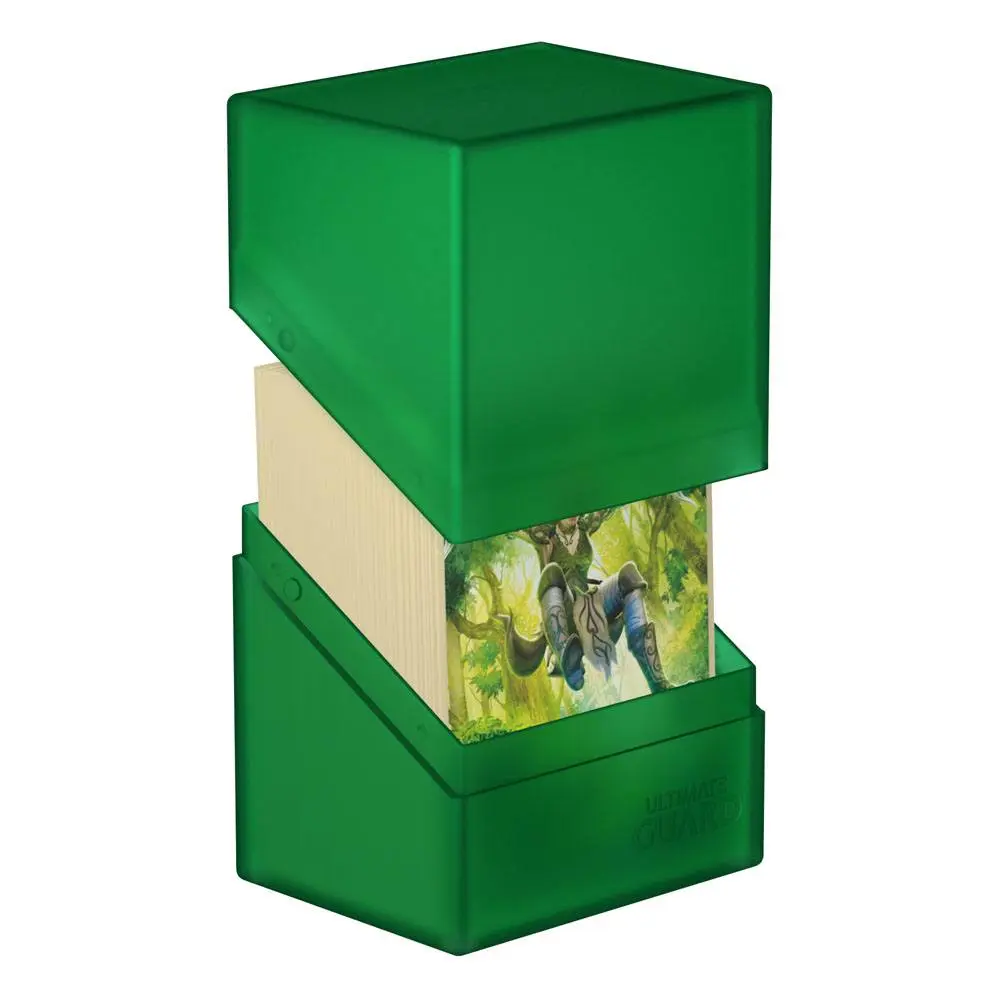 Ultimate Guard Boulder Deck Case 80+ Standard Size Emerald - Pudełko na talię zdjęcie produktu