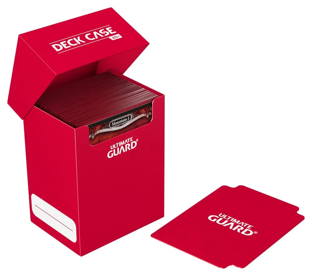 Pudełko na karty Ultimate Guard Deck Case 80+ Standard Size Red zdjęcie produktu