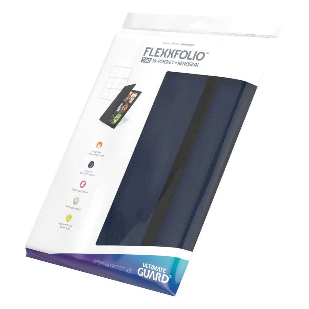 Ultimate Guard Flexxfolio 360 - 18-kieszeniowe XenoSkin Niebieskie zdjęcie produktu