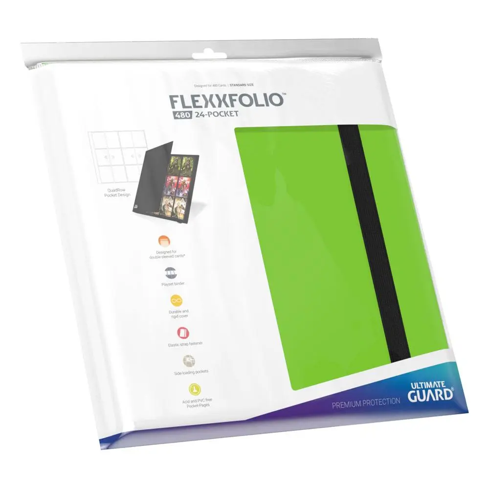Ultimate Guard Flexxfolio 480 - 24-kieszeniowe (Quadrow) - jasnozielone zdjęcie produktu