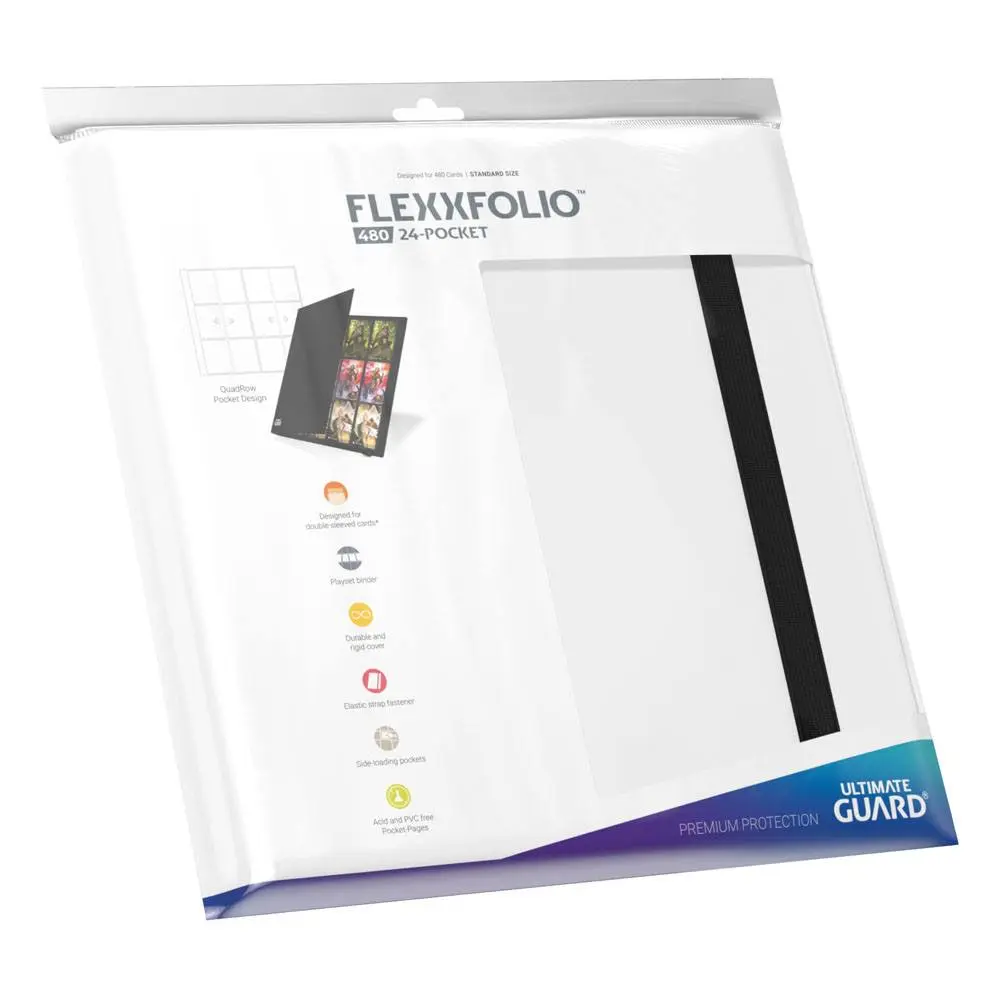Ultimate Guard Flexxfolio 480 - 24-Kieszonkowy (Quadrow) - Biały zdjęcie produktu