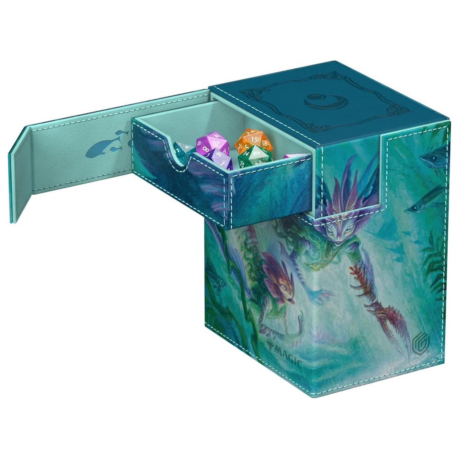 Ultimate Guard Flip'n'Tray 133+ Xenoskin Magic: The Gathering "Lorwyn Eclipsed" - Silvergill Mentor zdjęcie produktu