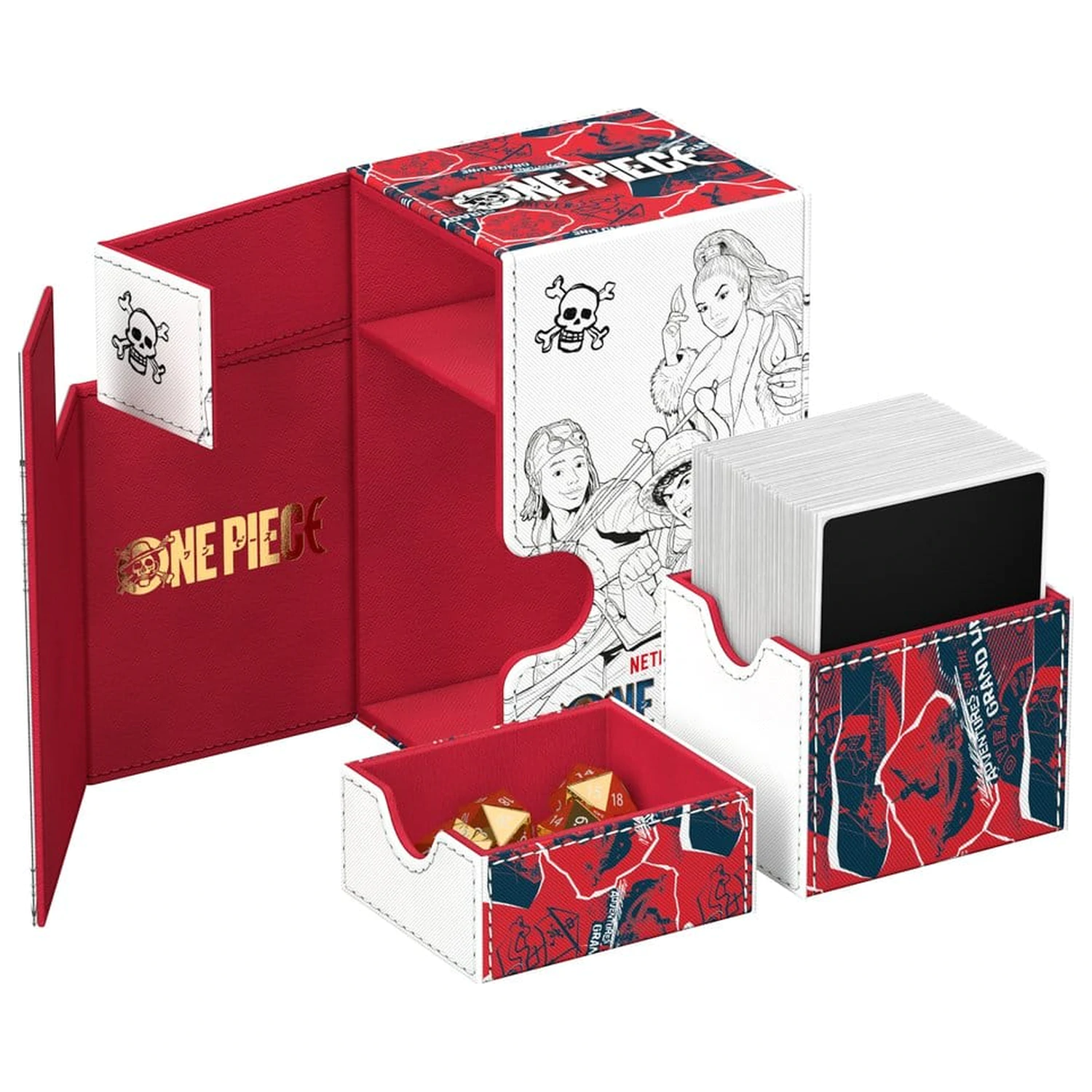 Ultimate Guard Flip'n'Tray 80+ Xenoskin One Piece - Sketch zdjęcie produktu