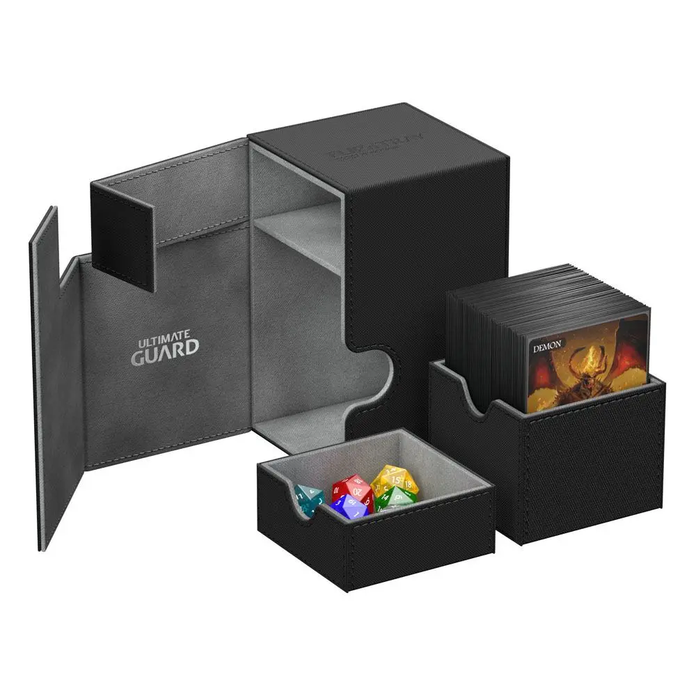 Ultimate Guard Flip´n´Tray Pojemnik na Talia Kart 100+ Standard Size XenoSkin Czarny zdjęcie produktu
