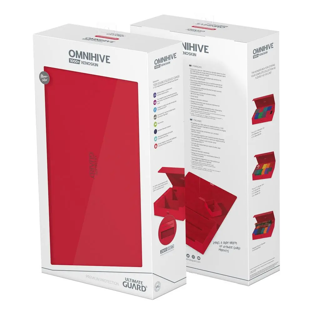 Ultimate Guard Omnihive 1000+ XenoSkin Red – pudełko na karty zdjęcie produktu