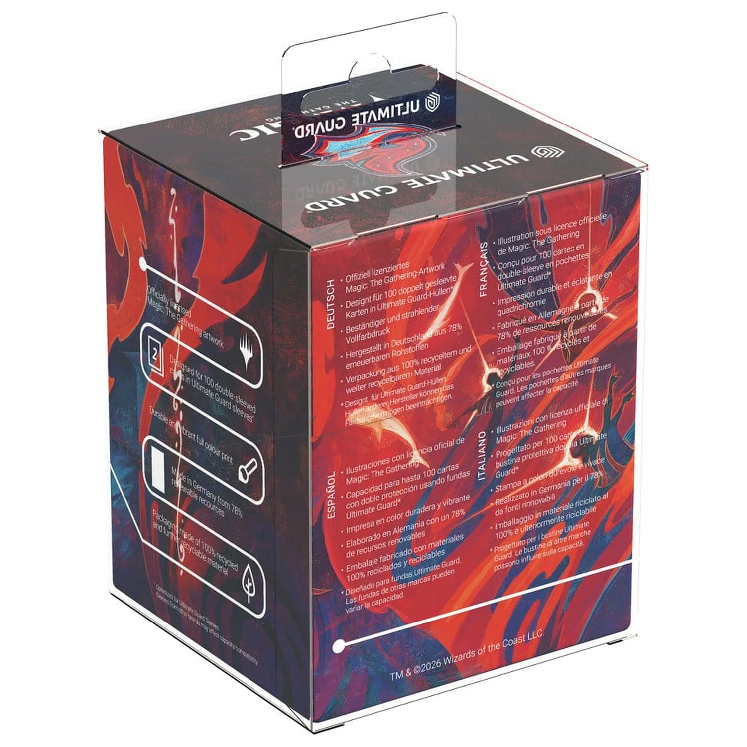 Ultimate Guard RTE Boulder 100+ Magic: The Gathering "Secrets of Strixhaven" - Prismari zdjęcie produktu