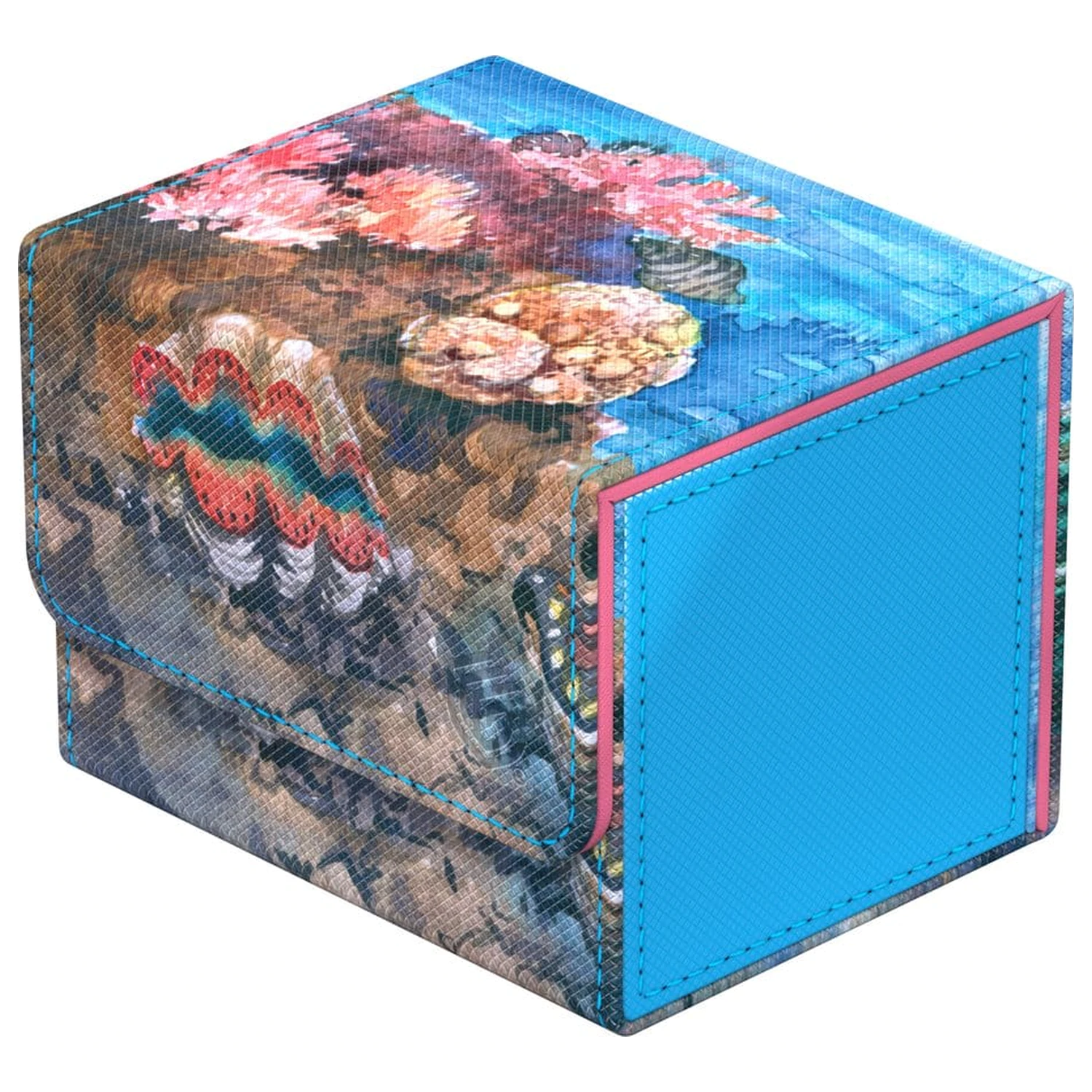 Ultimate Guard Sidewinder 100+ Xenoskin "Coral Places" - Seablue Hush zdjęcie produktu