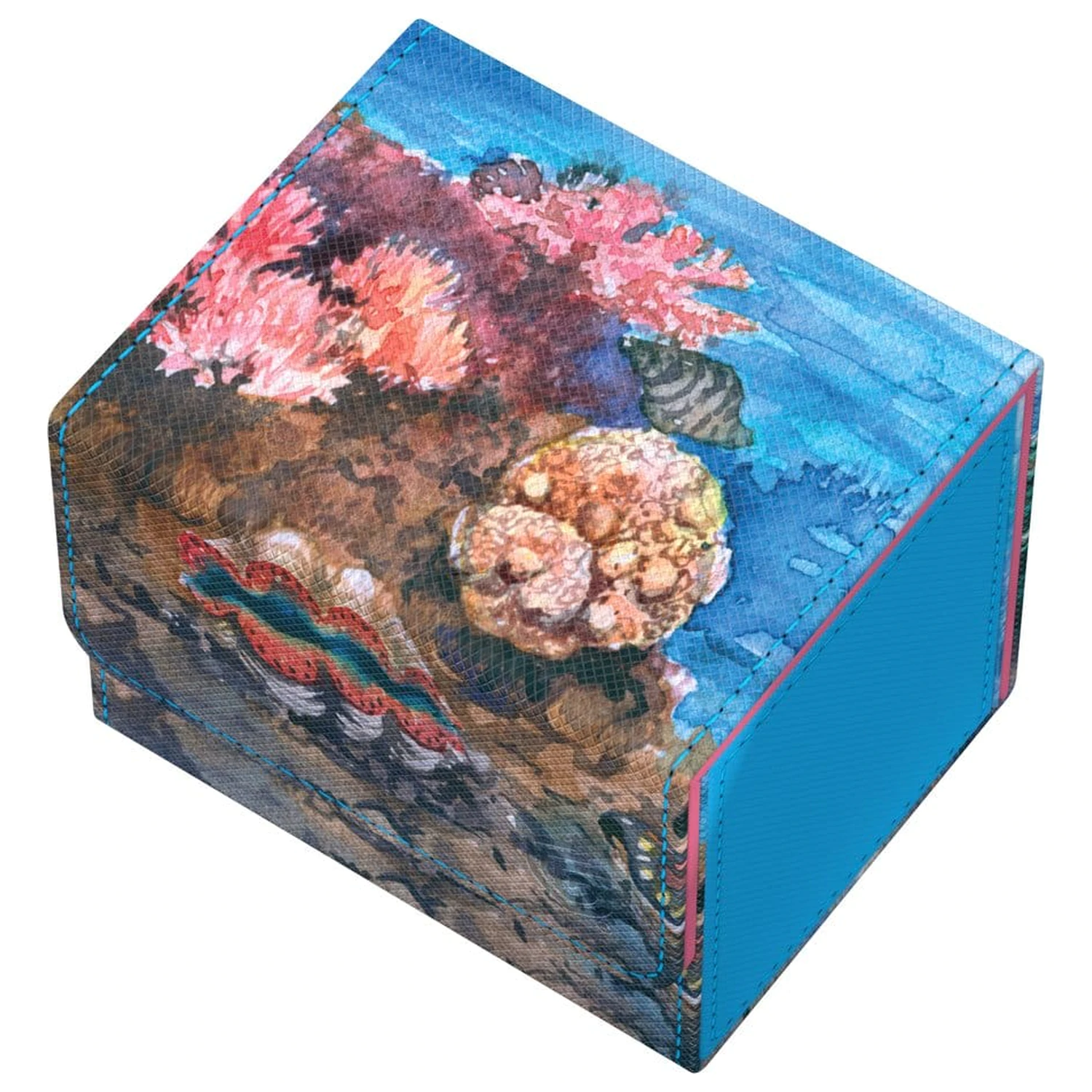 Ultimate Guard Sidewinder 100+ Xenoskin "Coral Places" - Seablue Hush zdjęcie produktu