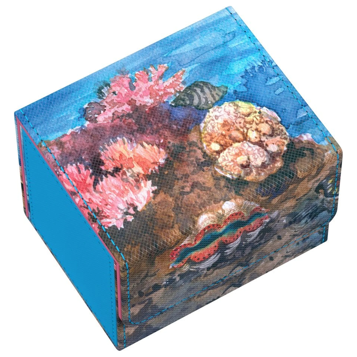 Ultimate Guard Sidewinder 100+ Xenoskin "Coral Places" - Seablue Hush zdjęcie produktu
