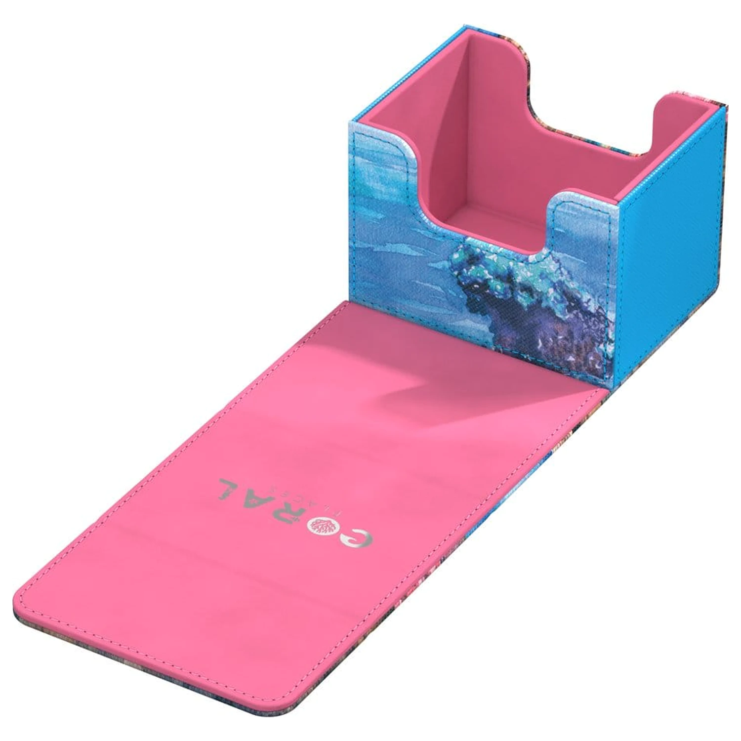 Ultimate Guard Sidewinder 100+ Xenoskin "Coral Places" - Seablue Hush zdjęcie produktu