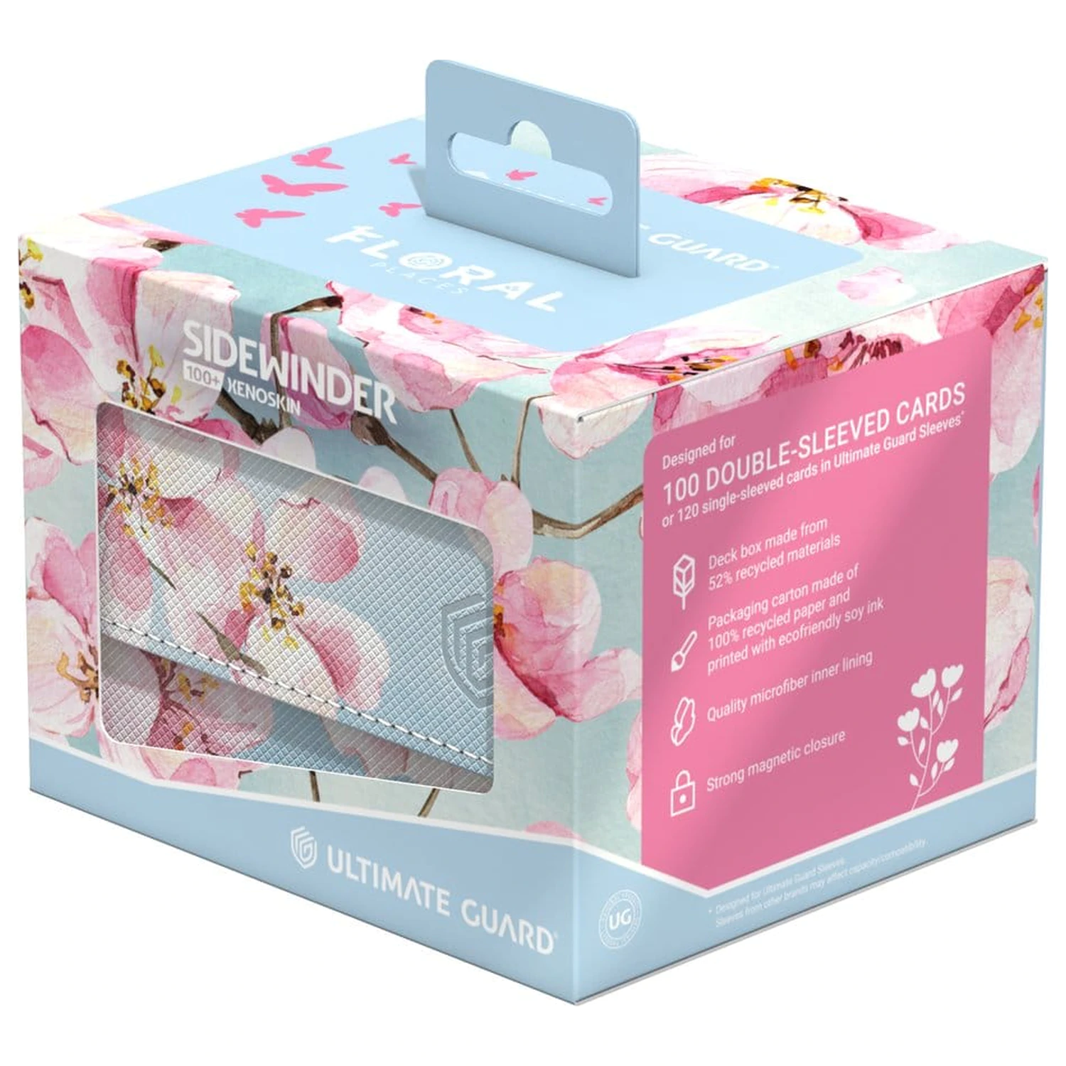 Ultimate Guard Sidewinder 100+ Xenoskin "Floral Places" - Cherry Blossom zdjęcie produktu