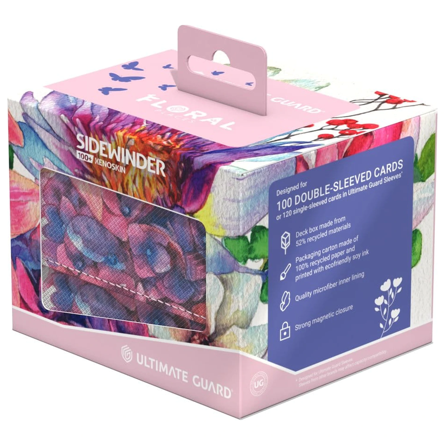 Ultimate Guard Sidewinder 100+ Xenoskin "Floral Places" - Lotus Bloom zdjęcie produktu