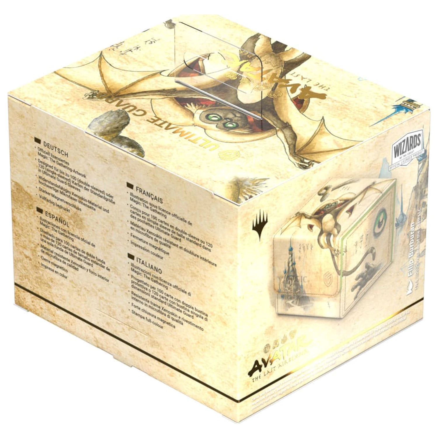 Ultimate Guard Sidewinder 100+ Xenoskin Magic: The Gathering | Avatar: The Last Airbender - Momo, Friendly Flier zdjęcie produktu