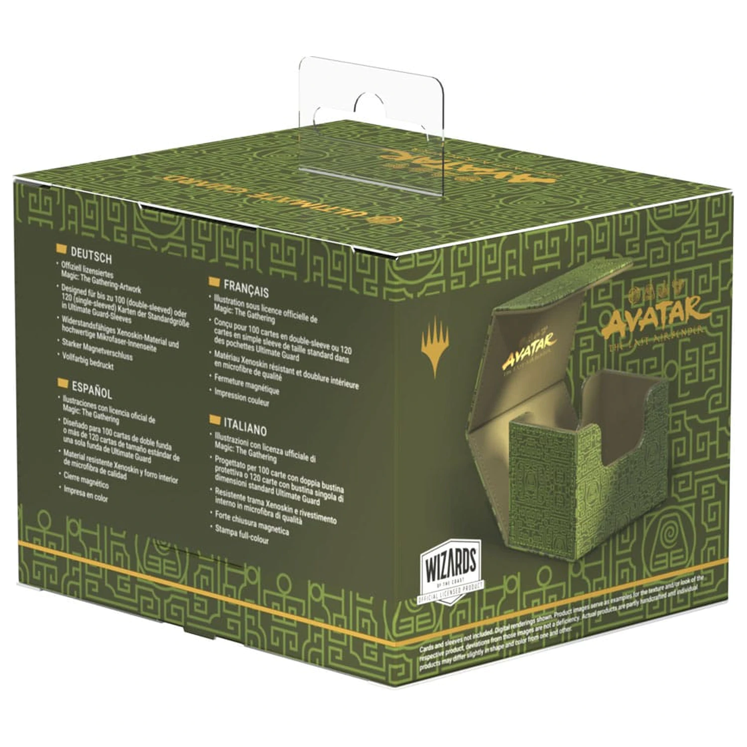 Ultimate Guard Sidewinder 100+ Xenoskin Magic: The Gathering | Avatar: The Last Airbender - Zielona Mana zdjęcie produktu