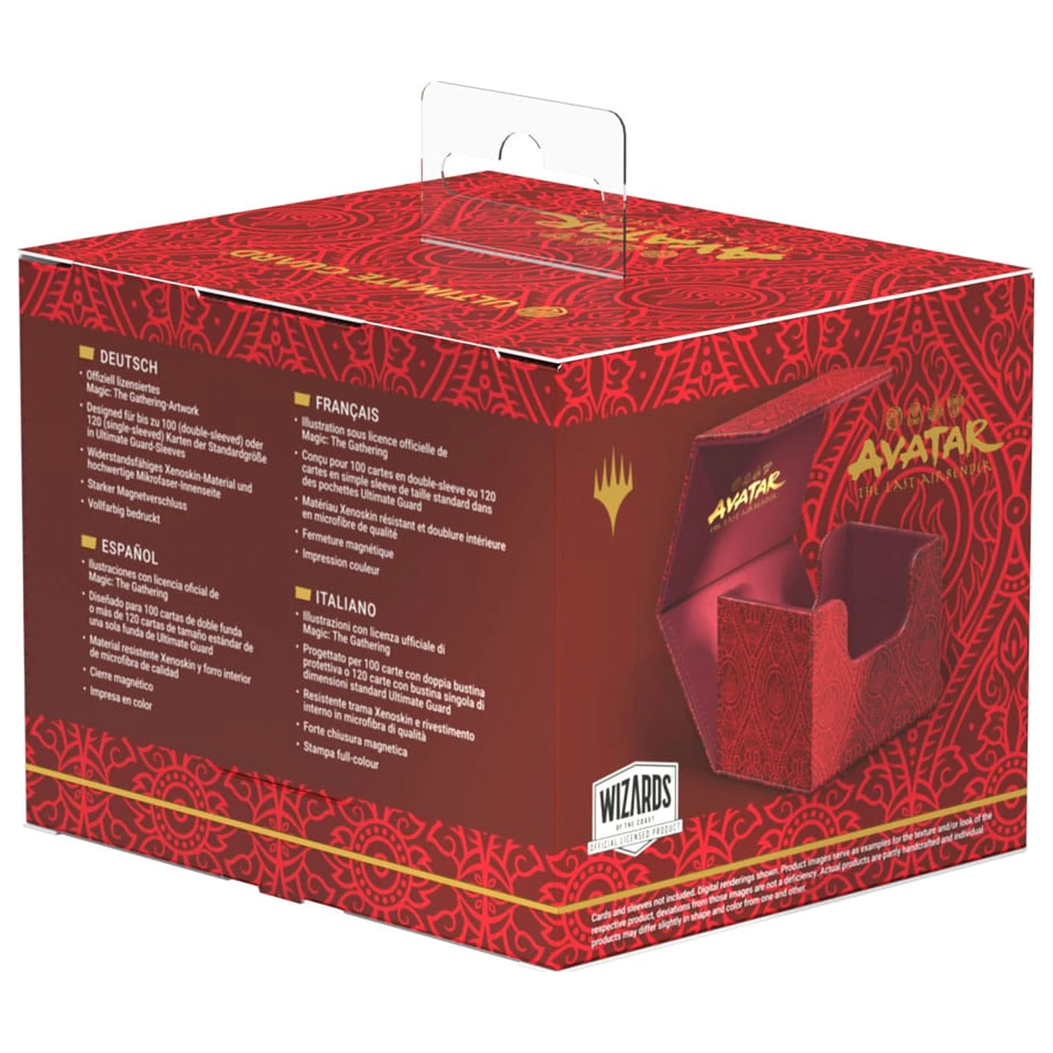 Ultimate Guard Sidewinder 100+ Xenoskin Magic: The Gathering | Avatar: The Last Airbender - Red Mana zdjęcie produktu