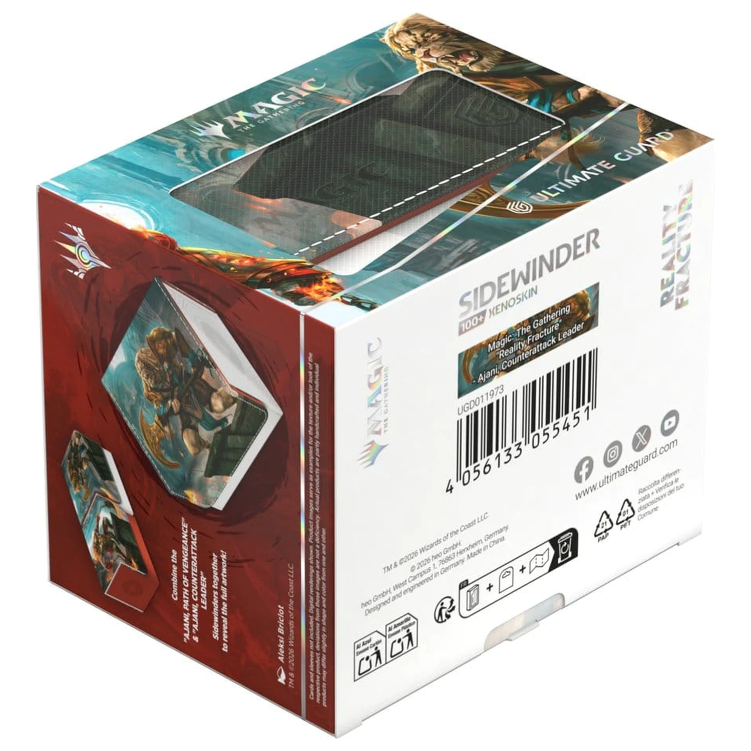 Ultimate Guard Sidewinder 100+ Xenoskin Magic: The Gathering "Reality Fracture" - Ajani, Counterattack Leader zdjęcie produktu