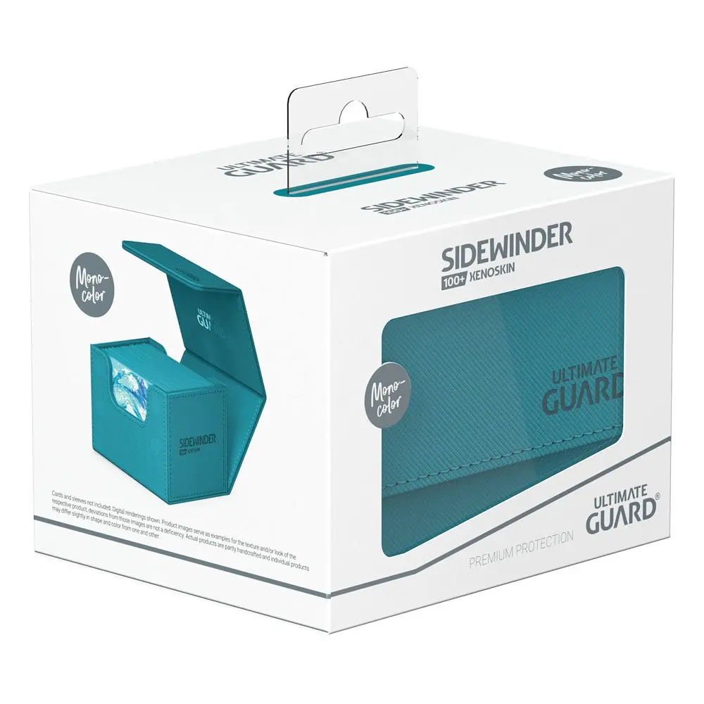 Ultimate Guard Sidewinder 100+ XenoSkin Monocolor Petrol - pudełko na karty zdjęcie produktu