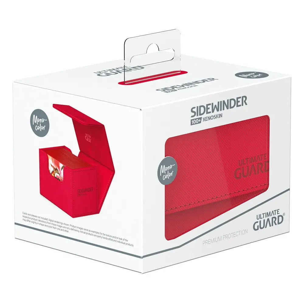 Ultimate Guard Sidewinder 100+ XenoSkin Monocolor Czerwony zdjęcie produktu