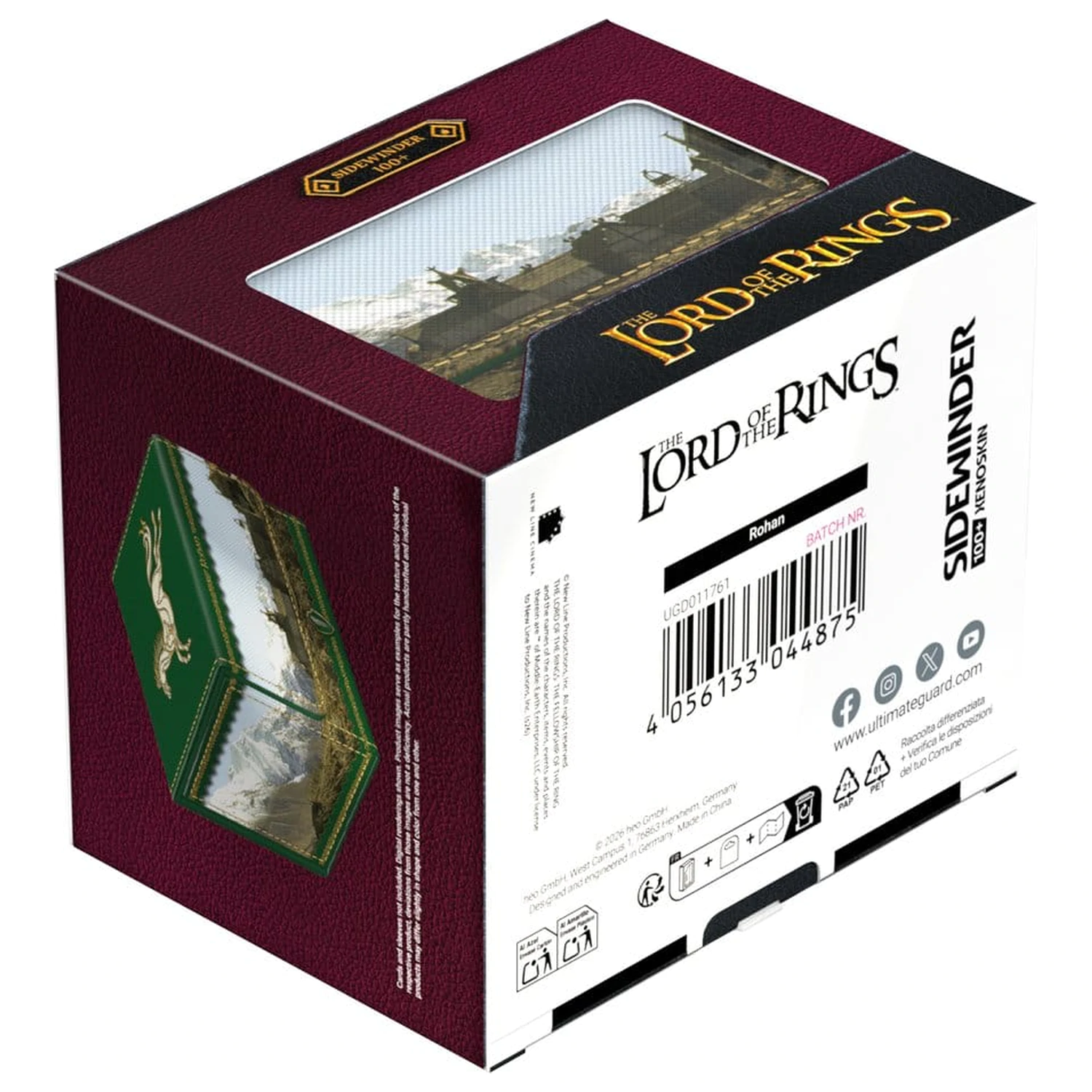 Ultimate Guard Sidewinder 100+ Xenoskin The Lord of the Rings™ "Places of Middle-earth" - Rohan zdjęcie produktu