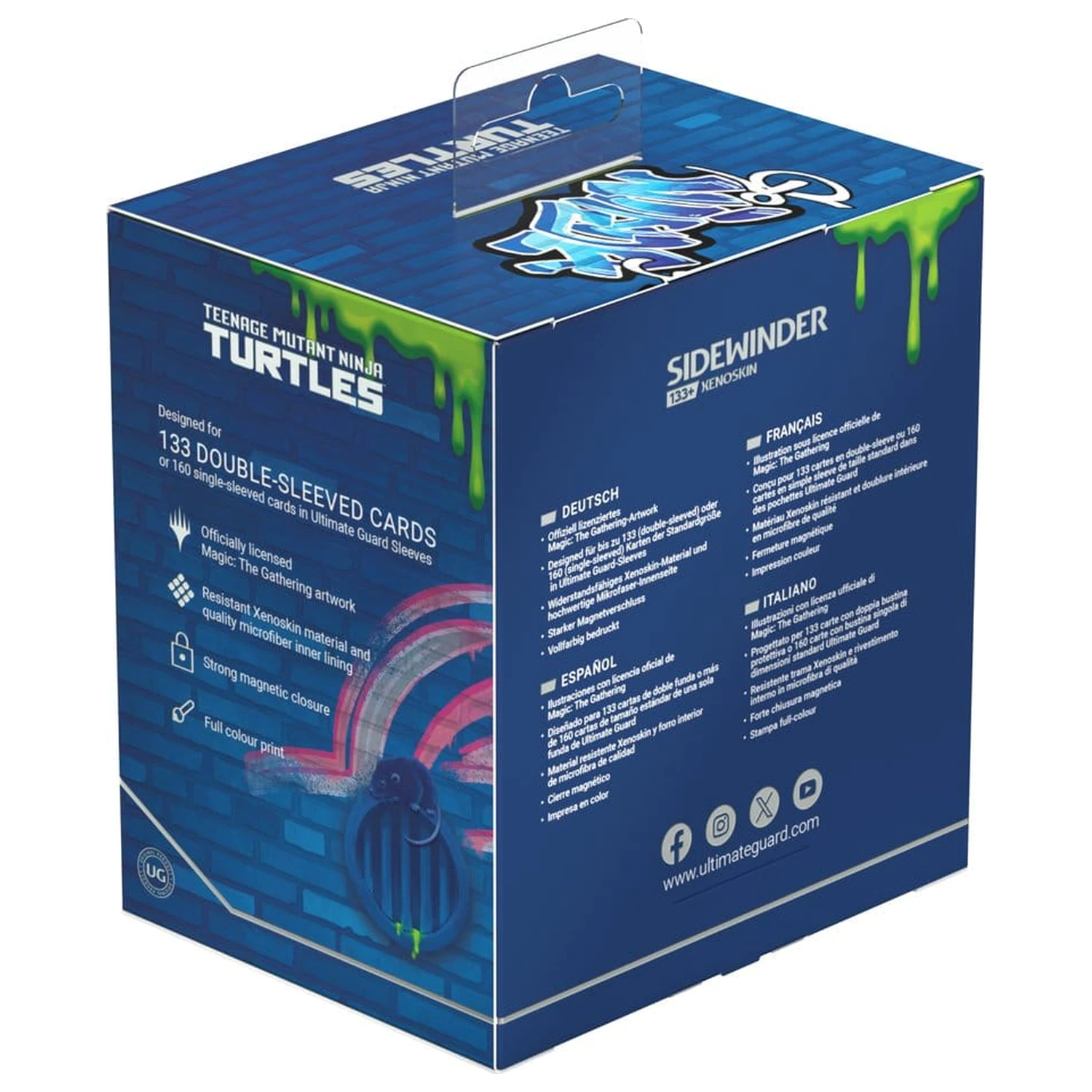Ultimate Guard Sidewinder 133+ Xenoskin Magic: The Gathering | Teenage Mutant Ninja Turtles - Sewer Walls zdjęcie produktu