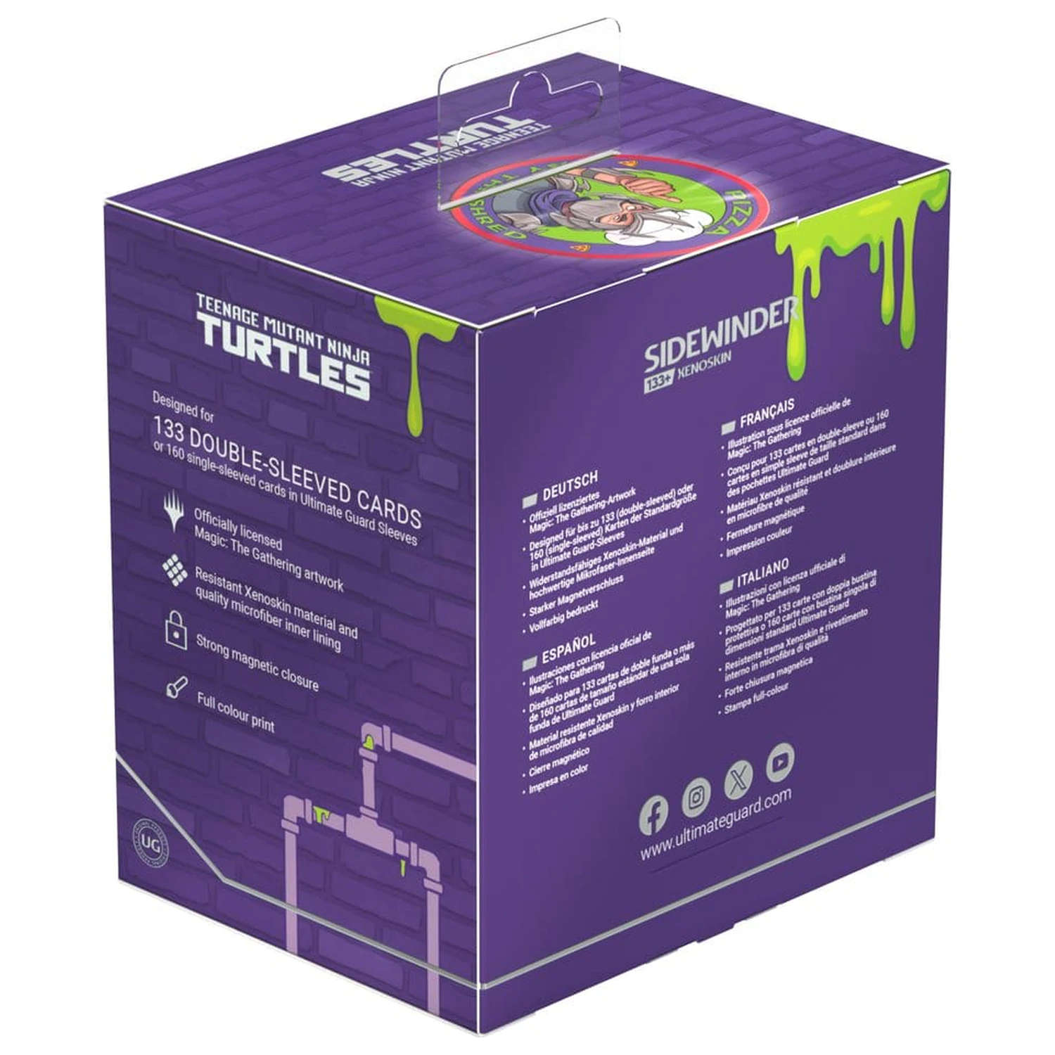 Ultimate Guard Sidewinder 133+ Xenoskin Magic: The Gathering | Teenage Mutant Ninja Turtles - Pizza box zdjęcie produktu