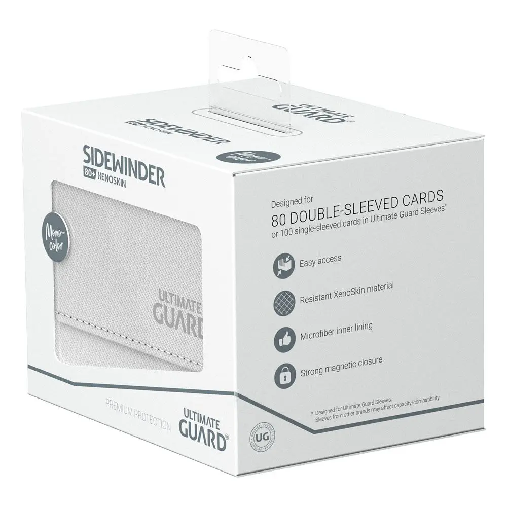 Ultimate Guard Sidewinder 80+ XenoSkin Monocolor Biały zdjęcie produktu