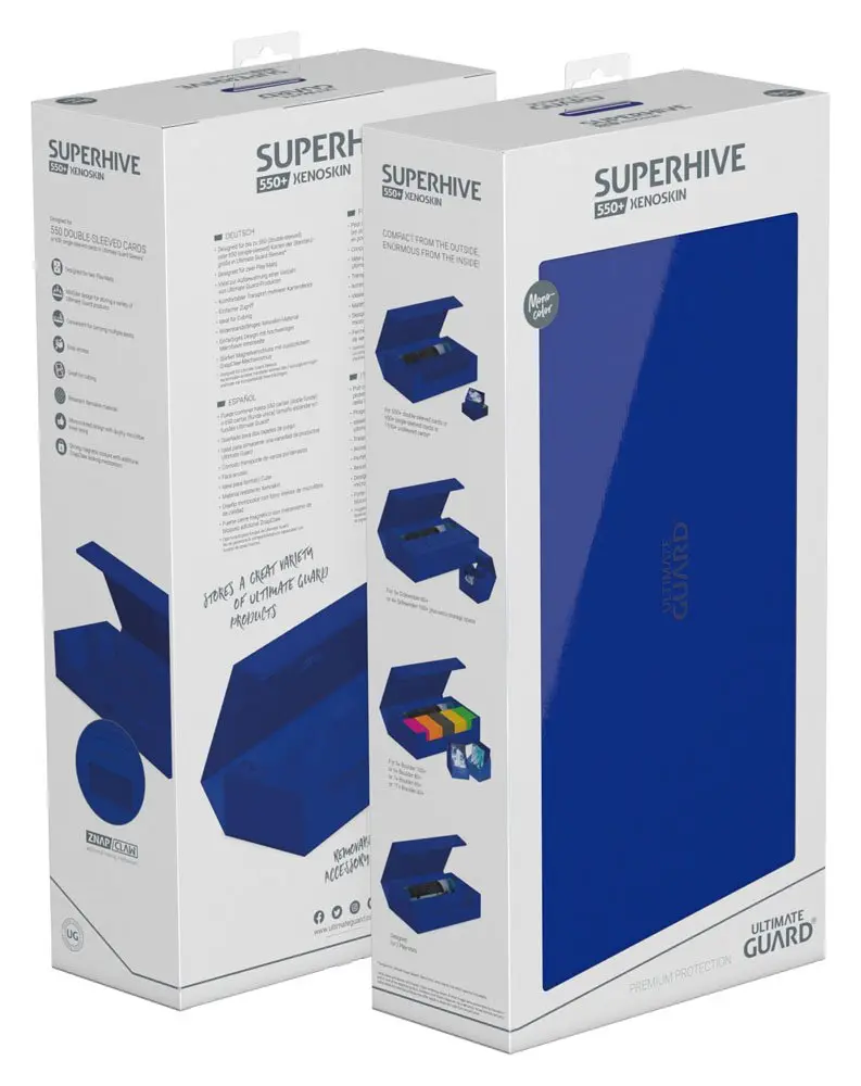 Ultimate Guard Superhive 550+ XenoSkin Monocolor Niebieski zdjęcie produktu