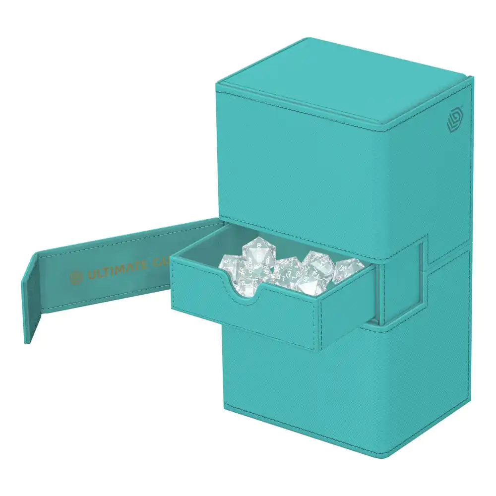 Ultimate Guard Twin Flip'n'Tray 200+ Xenoskin Edycja Letnia 2025 - Lagoon zdjęcie produktu