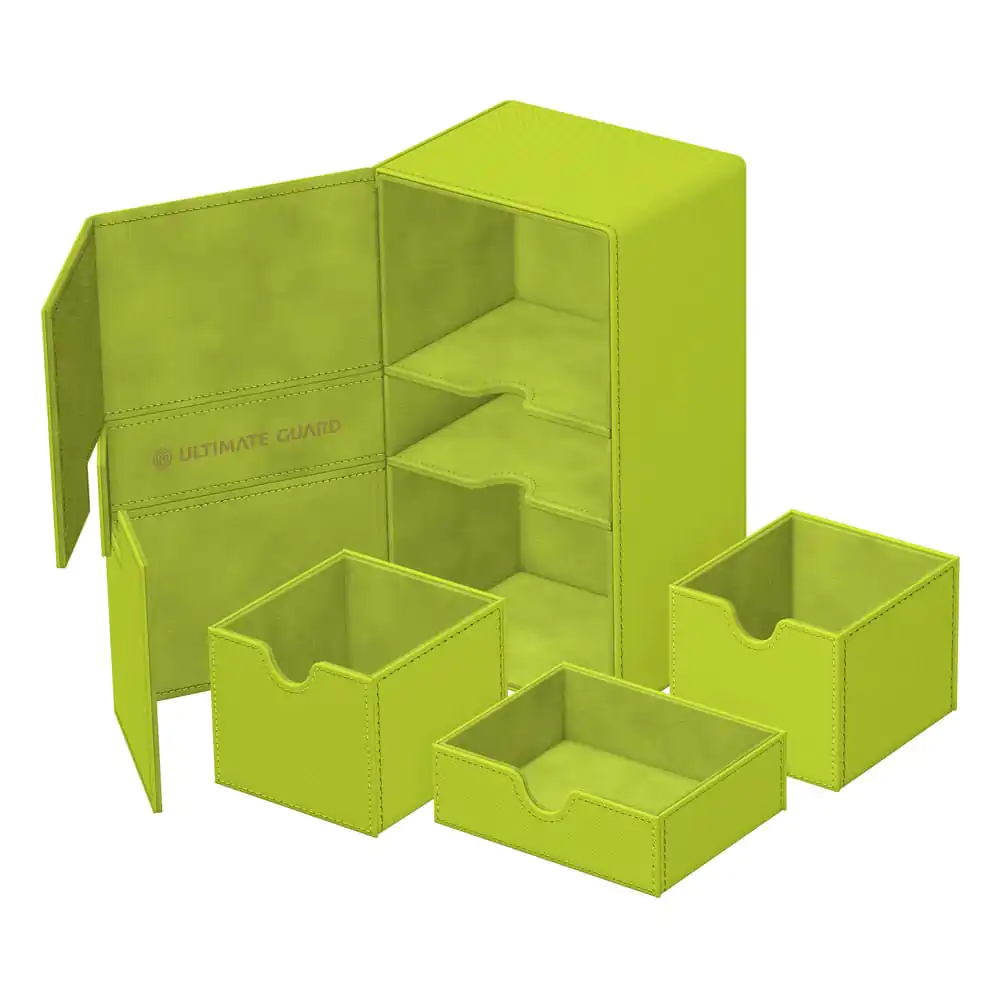 Ultimate Guard Twin Flip'n'Tray 200+ Xenoskin "Summer Edition 2025" - Limonkowy zdjęcie produktu