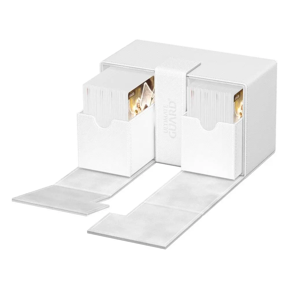 Ultimate Guard Twin Flip`n`Tray 160+ XenoSkin Monocolor Biały zdjęcie produktu