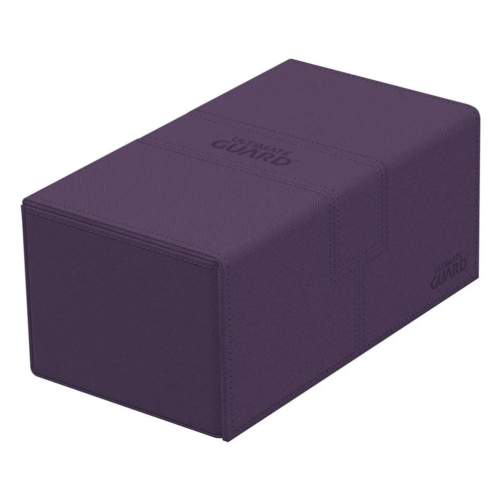 Ultimate Guard Twin Flip'n'Tray 200+ XenoSkin Monocolor Purple - Podwójne pudełko na karty zdjęcie produktu