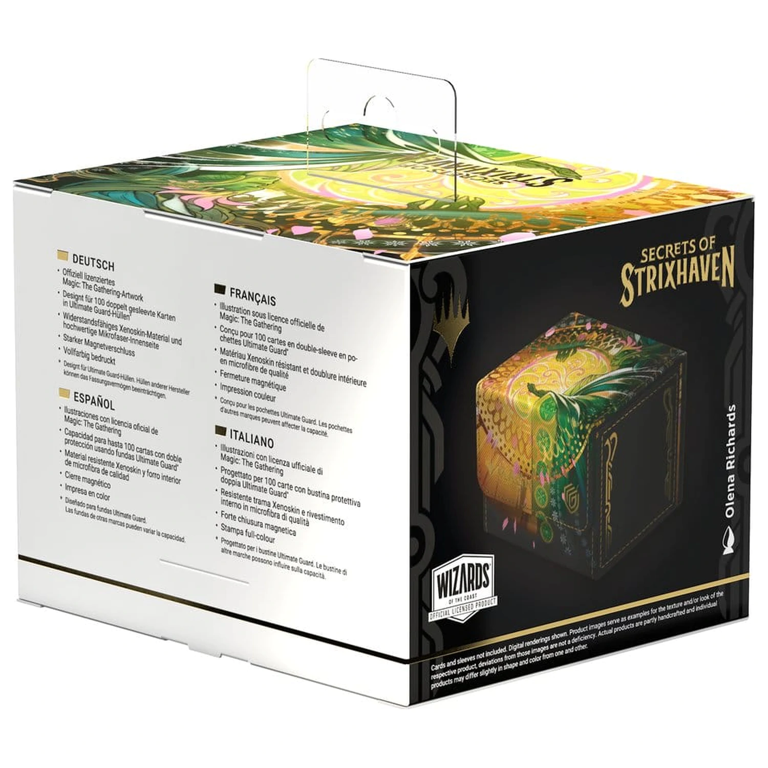 Ultimate Guard Sidewinder 100+ Xenoskin Magic: The Gathering "Secrets of Strixhaven" - Veil of Summer pudełko na talię zdjęcie produktu