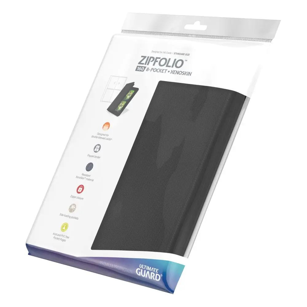 Ultimate Guard Zipfolio 160 - 8-Kieszeniowy XenoSkin Czarny zdjęcie produktu