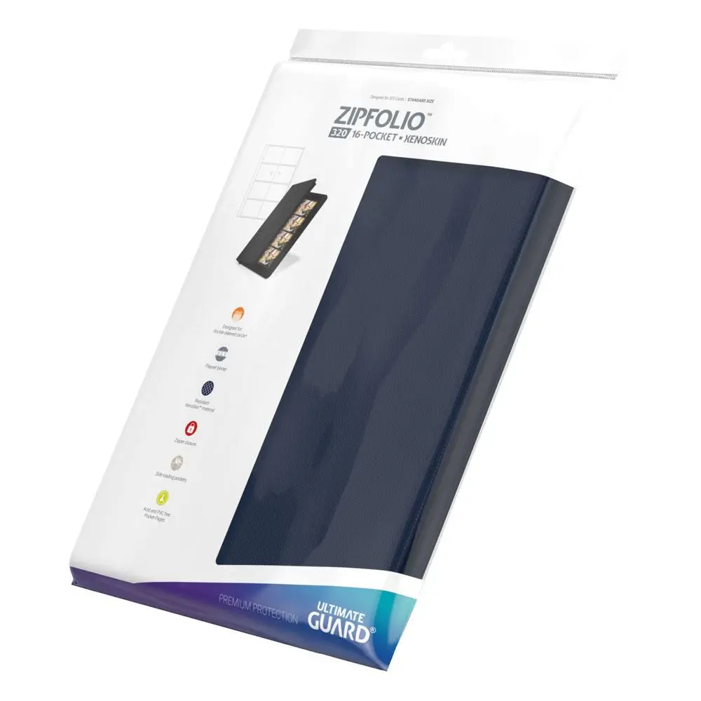 Ultimate Guard Zipfolio 320 - 16-kieszeniowy/a XenoSkin Blue zdjęcie produktu