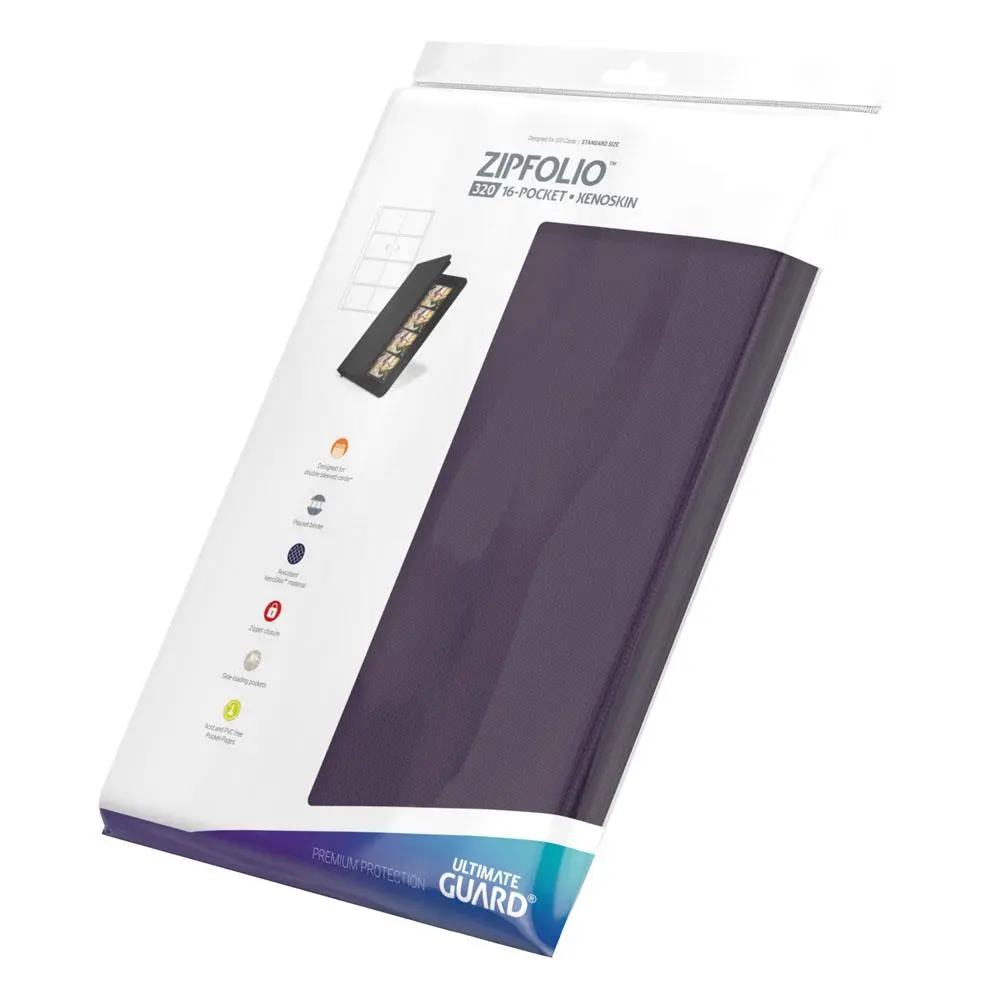 Ultimate Guard Zipfolio 320 - 16-kieszeniowy XenoSkin Purple zdjęcie produktu