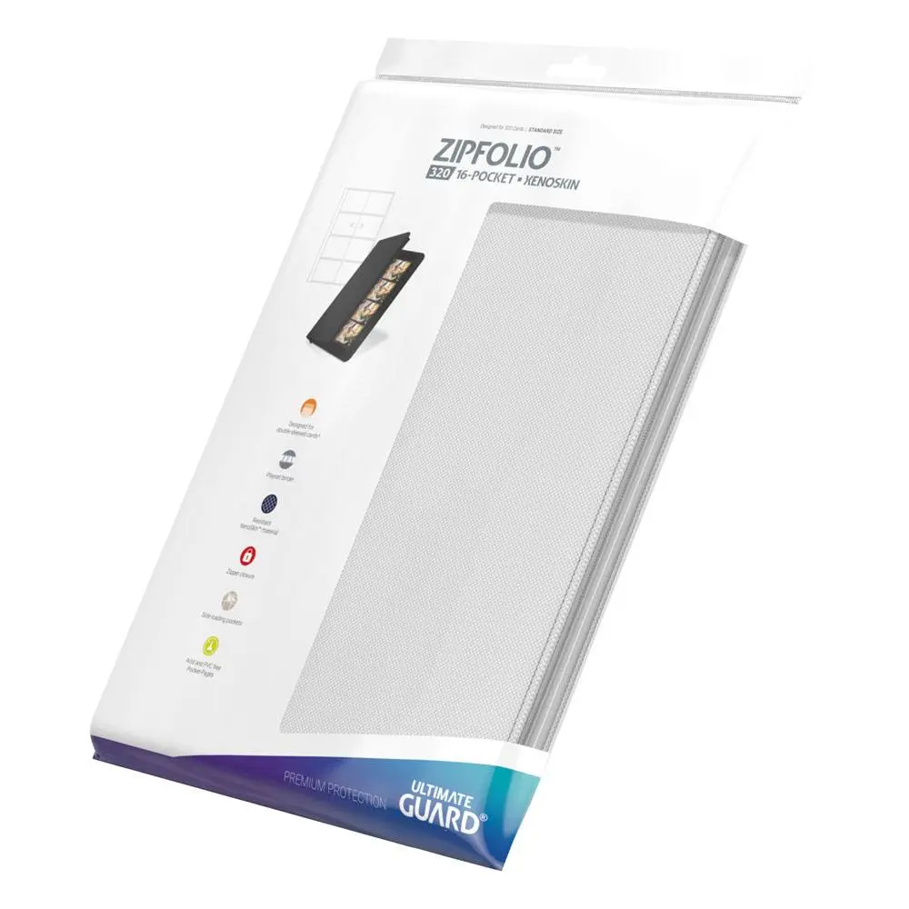 Ultimate Guard Zipfolio 320 - 16-Kieszeniowy XenoSkin Biały zdjęcie produktu