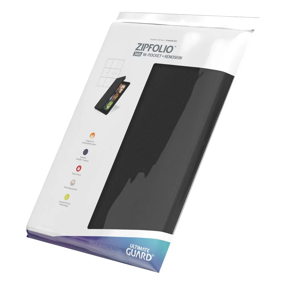 Ultimate Guard Zipfolio 360 - 18-kieszeniowy/a XenoSkin Czarny zdjęcie produktu