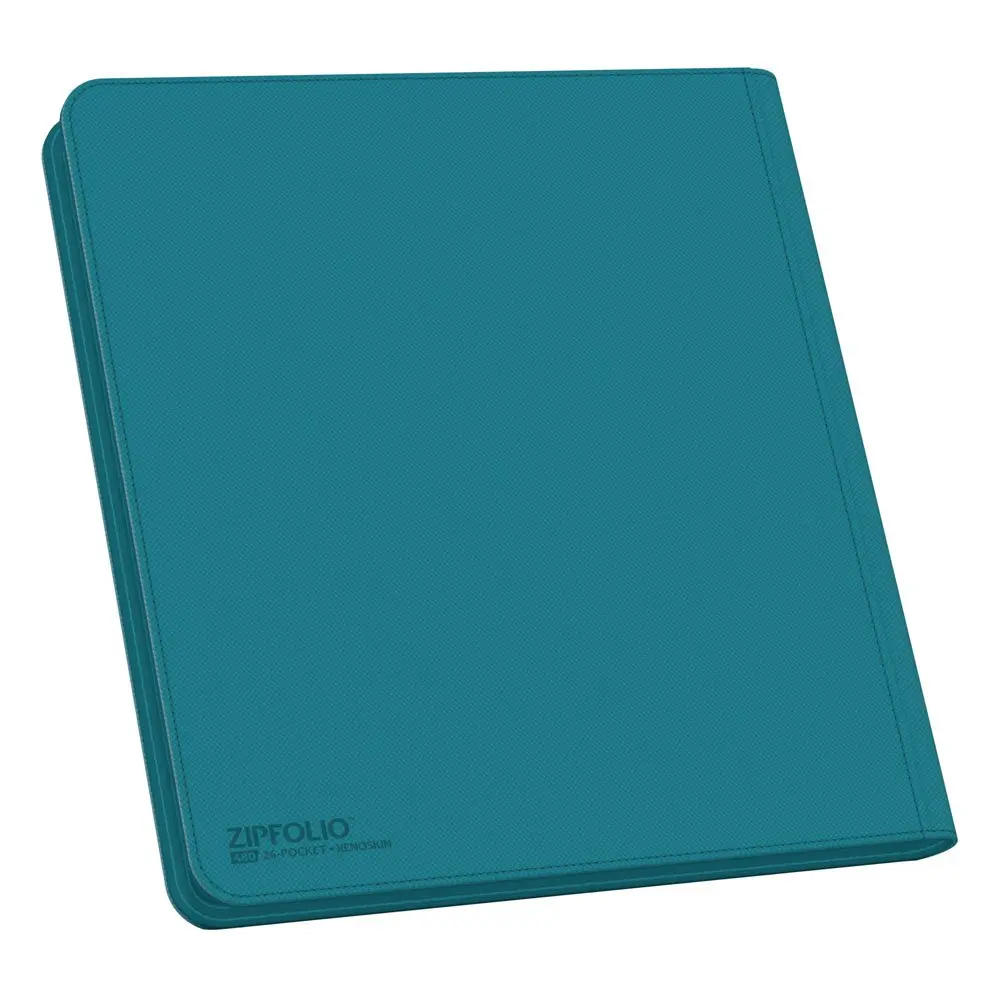 Ultimate Guard Zipfolio 480 - 24-kieszeniowy XenoSkin (Quadrow) - Petrol Blue zdjęcie produktu