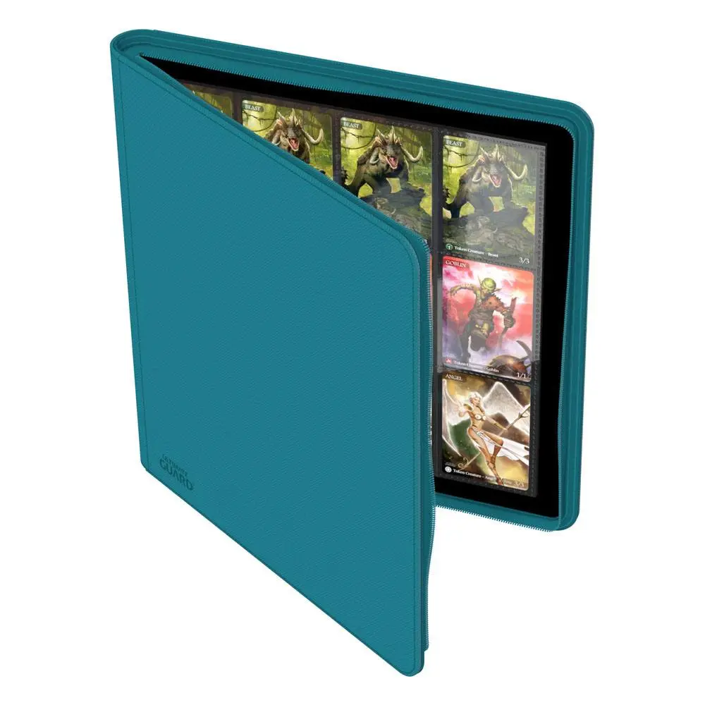 Ultimate Guard Zipfolio 480 - 24-kieszeniowy XenoSkin (Quadrow) - Petrol Blue zdjęcie produktu