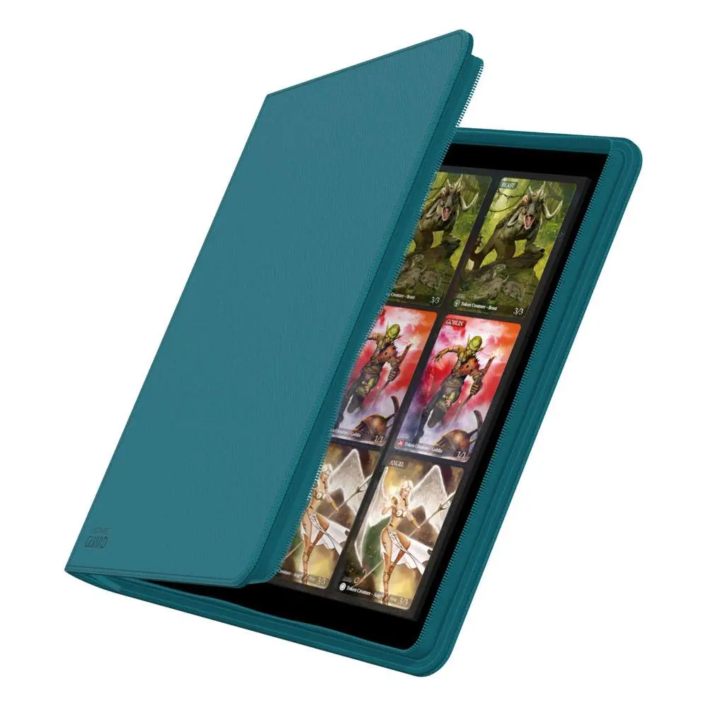 Ultimate Guard Zipfolio 480 - 24-kieszeniowy XenoSkin (Quadrow) - Petrol Blue zdjęcie produktu