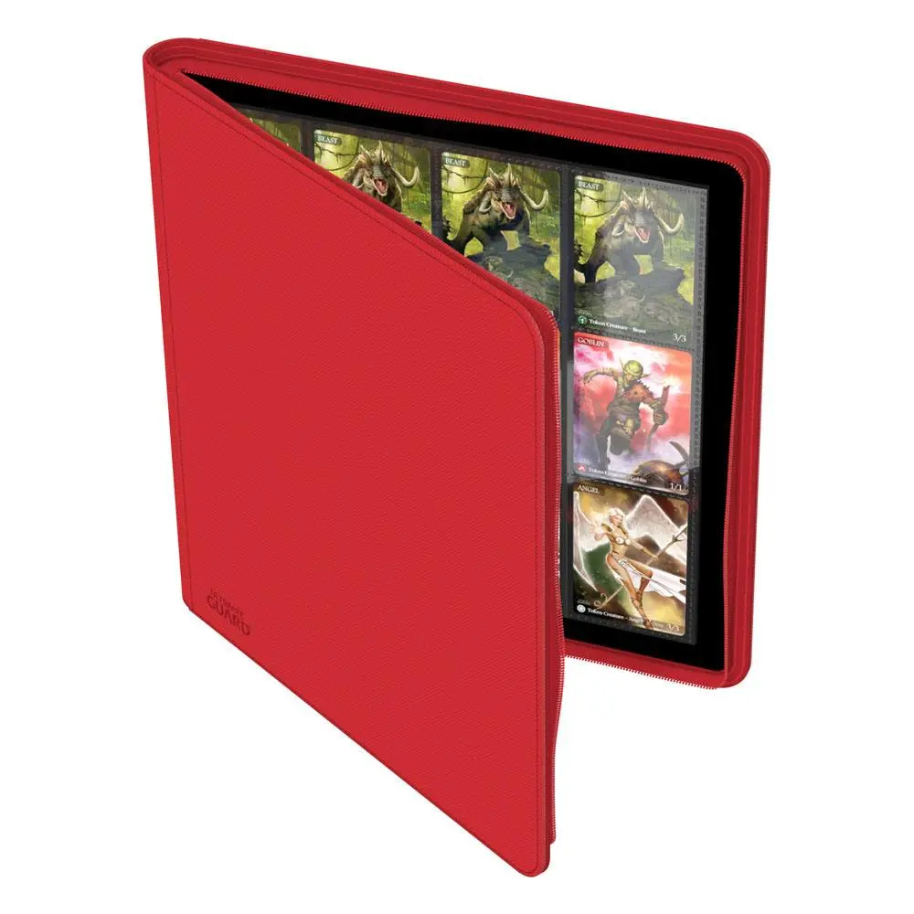 Ultimate Guard Zipfolio 480 - 24-kieszeniowy XenoSkin (Quadrow) - Czerwony zdjęcie produktu