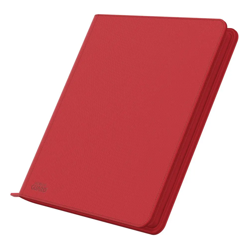 Ultimate Guard Zipfolio 480 - 24-kieszeniowy XenoSkin (Quadrow) - Czerwony zdjęcie produktu