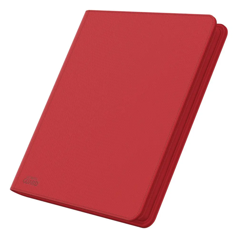 Ultimate Guard Zipfolio 480 - 24-kieszeniowy XenoSkin (Quadrow) - Czerwony zdjęcie produktu