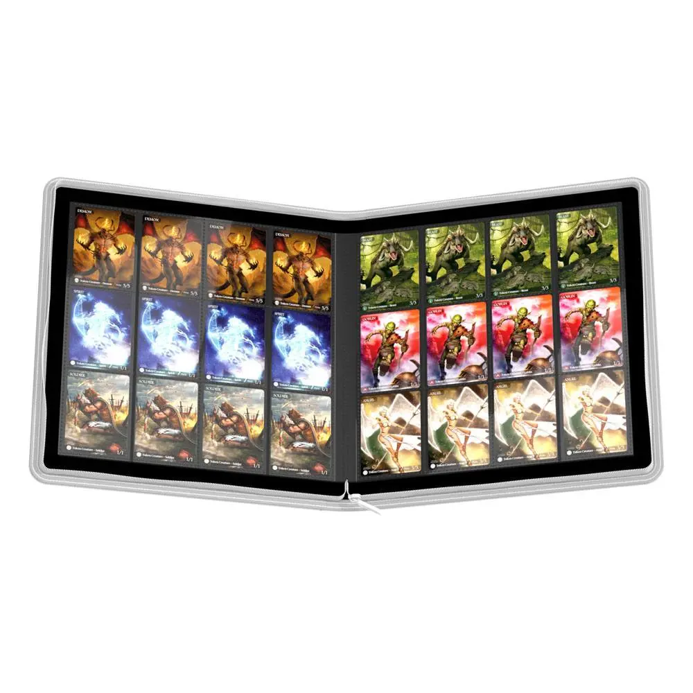 Ultimate Guard Zipfolio 480 - 24-kieszeniowy XenoSkin (Quadrow) - Biały zdjęcie produktu
