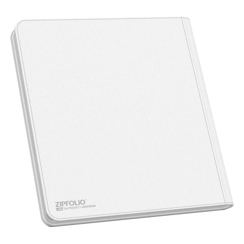 Ultimate Guard Zipfolio 480 - 24-kieszeniowy XenoSkin (Quadrow) - Biały zdjęcie produktu