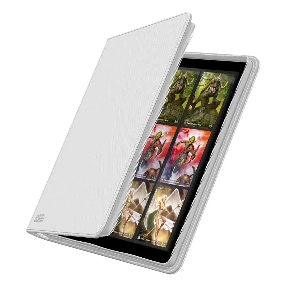 Ultimate Guard Zipfolio 480 - 24-kieszeniowy XenoSkin (Quadrow) - Biały zdjęcie produktu